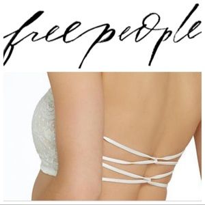 Free People strappy back lace bandeau